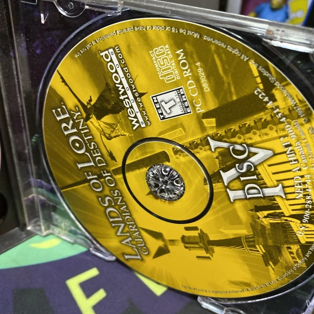 Lands of Lore: Guardians of Destiny Windows PC CD-ROM, 1997, 4-Disc Set